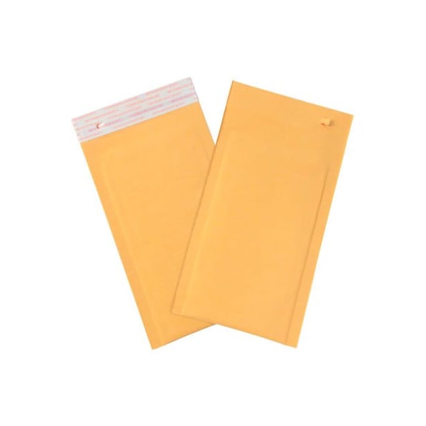 Box Packaging Self Seal Bubble Mailer w/ Tear Strip No 00 5W x 10L Golden Kraft 25/Pk B852SSTT25PK - main